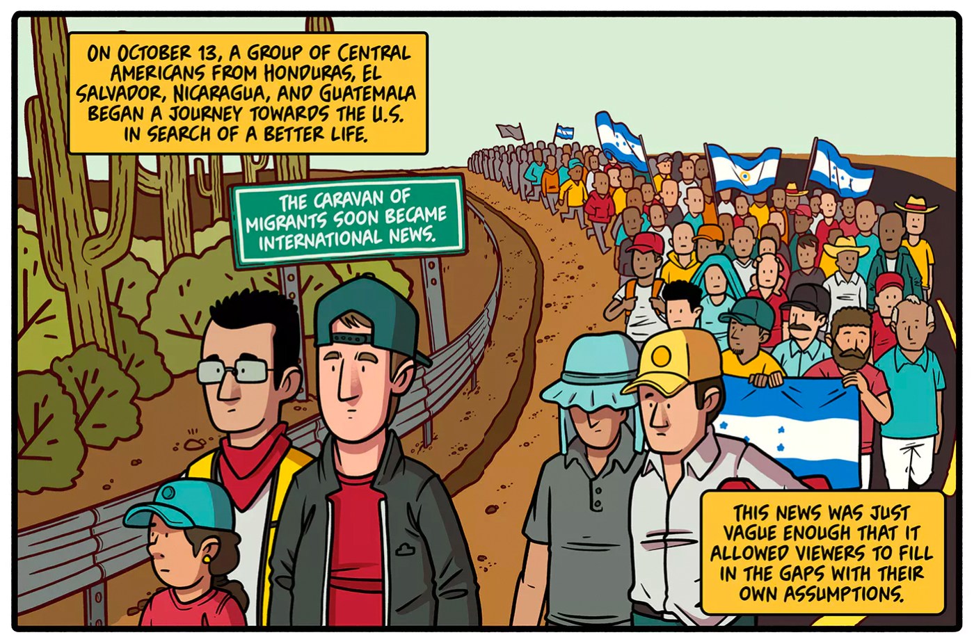 Real Stories From Life Inside the Migrant Caravan | The Nib