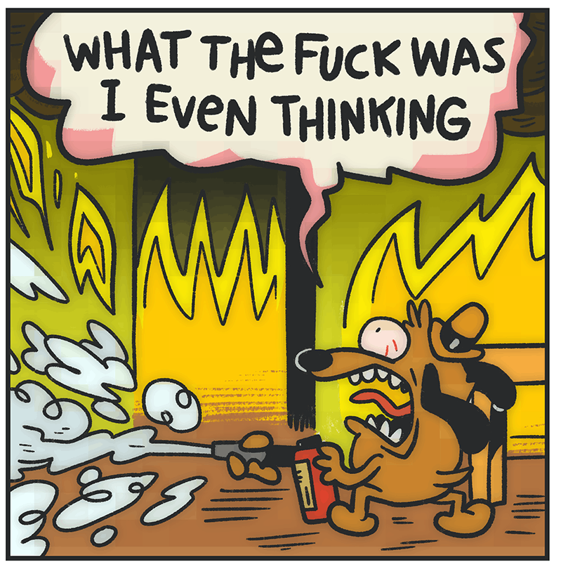 This is fine' comic gets 2016 update because nothing is fine anymore