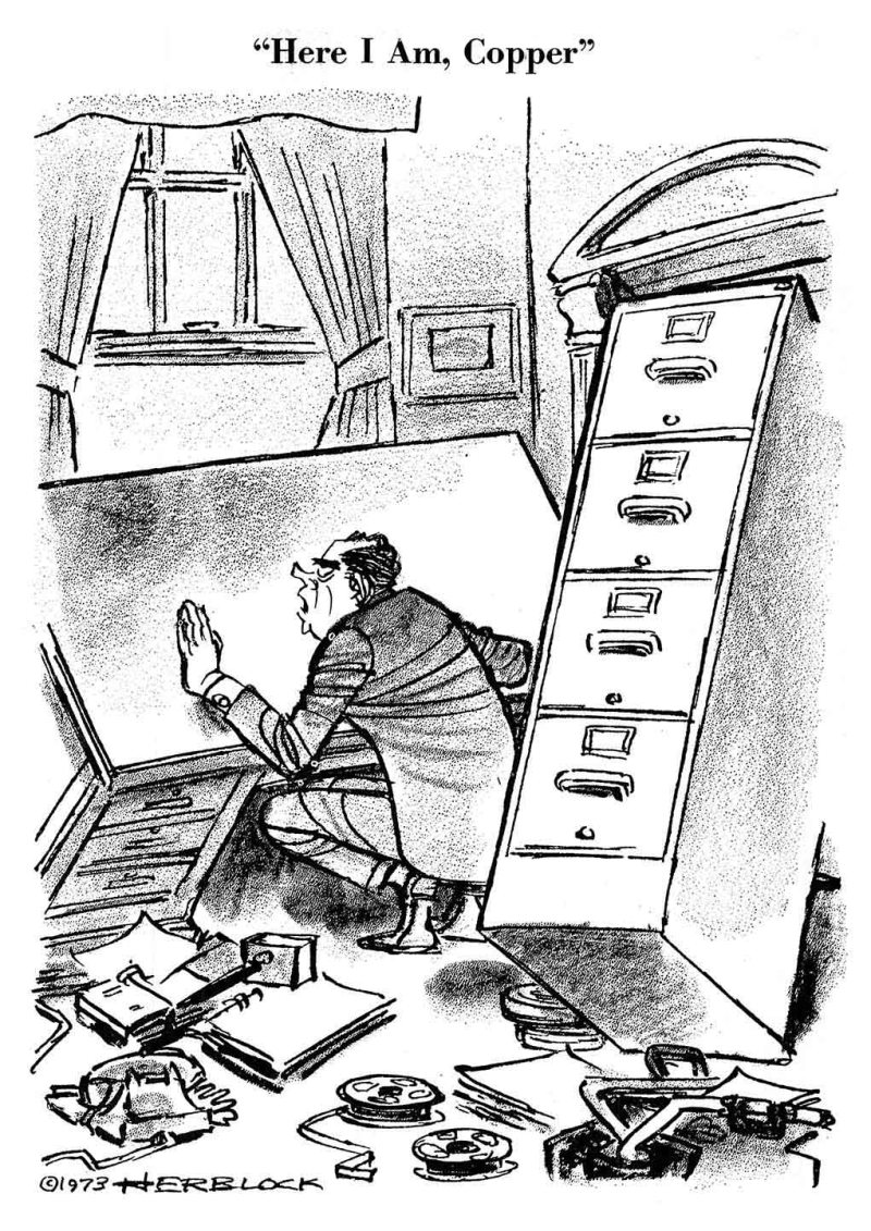 The Story of Richard Nixon’s Impeachment Told Through Herblock Cartoons