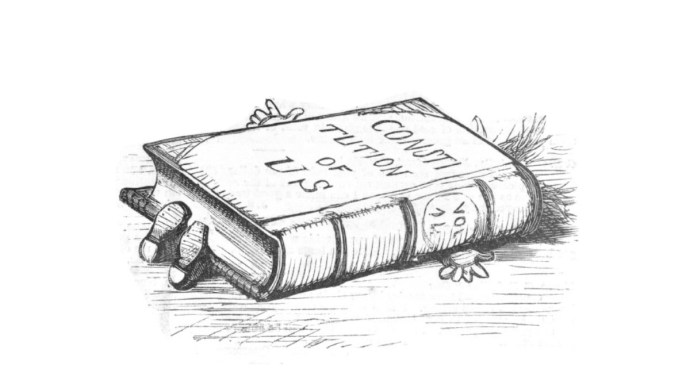 Andrew Johnson impeachment cartoon by Thomas Nast